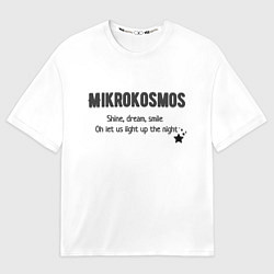 Футболка оверсайз мужская Mikrokosmos, цвет: 3D-принт