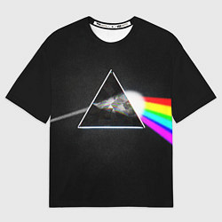 Футболка оверсайз мужская PINK FLOYD - ПИНК ФЛОЙД ГЛИТЧ, цвет: 3D-принт