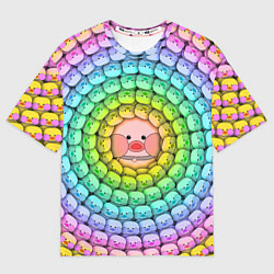 Футболка оверсайз мужская Psychedelic Lalafanfan, цвет: 3D-принт