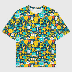 Мужская футболка оверсайз Трейдер Криптовалют