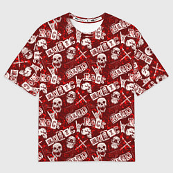 Мужская футболка оверсайз Хард Рок HARD-ROCK