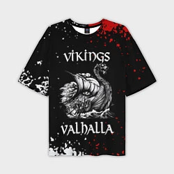 Футболка оверсайз мужская Викинги: Вальхалла Vikings: Valhalla, цвет: 3D-принт