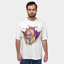 Футболка оверсайз мужская Invoker Инвокер Dota2, цвет: 3D-принт — фото 2