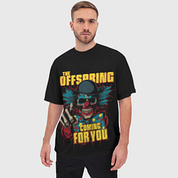 Футболка оверсайз мужская The Offspring рок, цвет: 3D-принт — фото 2