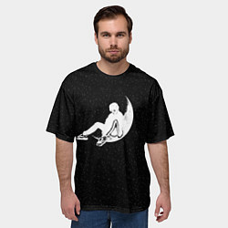 Футболка оверсайз мужская Ищи Меня На Луне Фараон Pharaoh, цвет: 3D-принт — фото 2