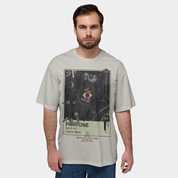 Футболка оверсайз мужская Пантон Ктулху, цвет: 3D-принт — фото 2