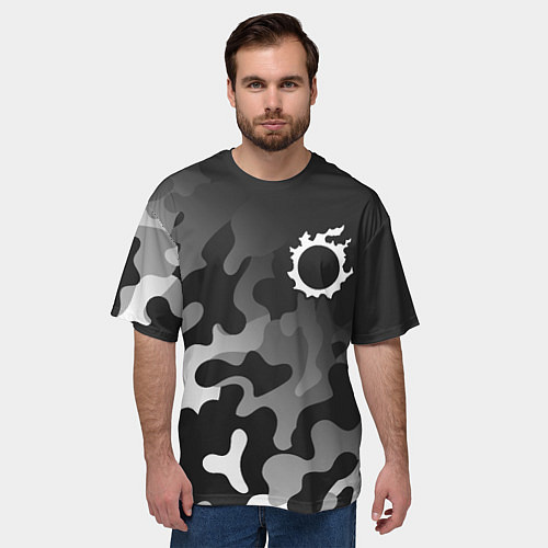 Мужская футболка оверсайз FINAL FANTASY XIV - METEOR / 3D-принт – фото 3