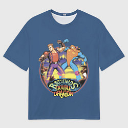 Футболка оверсайз мужская Battletoads and Double Dragon, цвет: 3D-принт