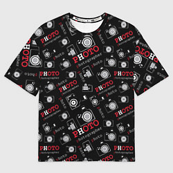 Футболка оверсайз мужская Photographer Фотограф, цвет: 3D-принт