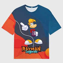 Футболка оверсайз мужская Rayman Legends kid, цвет: 3D-принт