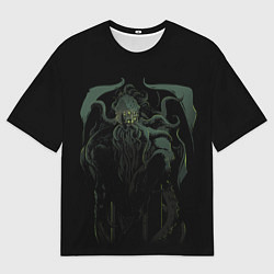 Футболка оверсайз мужская Ктулху art, цвет: 3D-принт