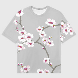 Футболка оверсайз мужская Ранняя весна, цвет: 3D-принт