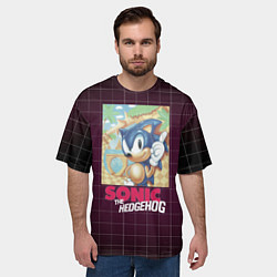 Футболка оверсайз мужская Sonic The hedgehog 1991, цвет: 3D-принт — фото 2