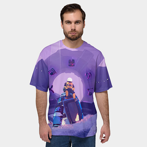 Мужская футболка оверсайз Командо на корабле / 3D-принт – фото 3