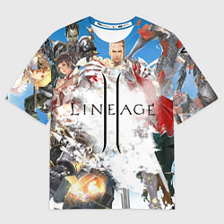Футболка оверсайз мужская Hero of Lineage, цвет: 3D-принт