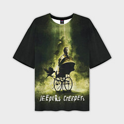 Футболка оверсайз мужская Poster Jeepers Creepers, цвет: 3D-принт