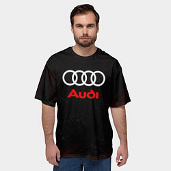 Футболка оверсайз мужская Audi спорт, цвет: 3D-принт — фото 2