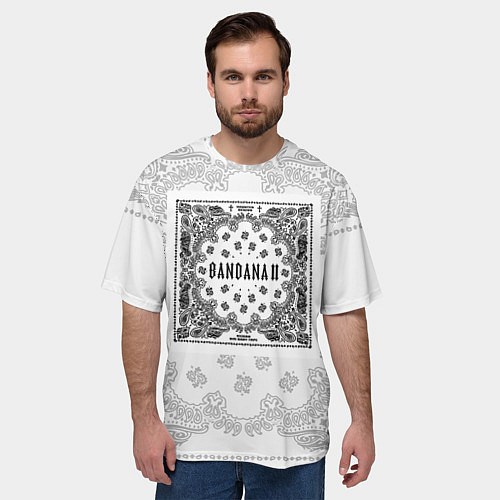 Мужская футболка оверсайз Бандана 2 Кизару Тейп / 3D-принт – фото 3