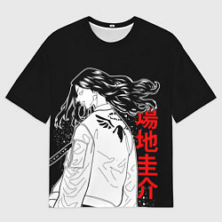 Футболка оверсайз мужская КЕЙСКЕ БАДЖИ BAJI ТОСВА, цвет: 3D-принт