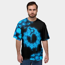 Футболка оверсайз мужская МЕЛИОДАС НЕОНОВЫЙ 7 СМЕРТНЫХ ГРЕХОВ, цвет: 3D-принт — фото 2