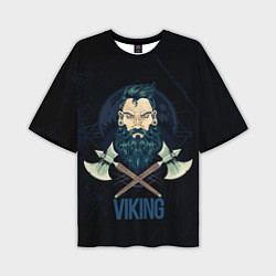 Футболка оверсайз мужская Viking!, цвет: 3D-принт