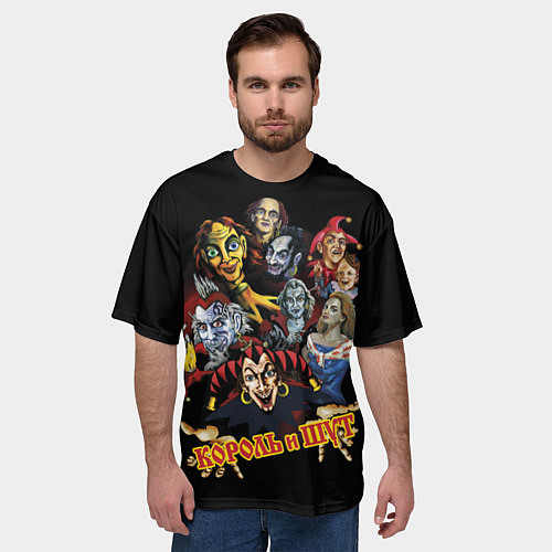 Мужская футболка оверсайз Король и Шут КиШ / 3D-принт – фото 3