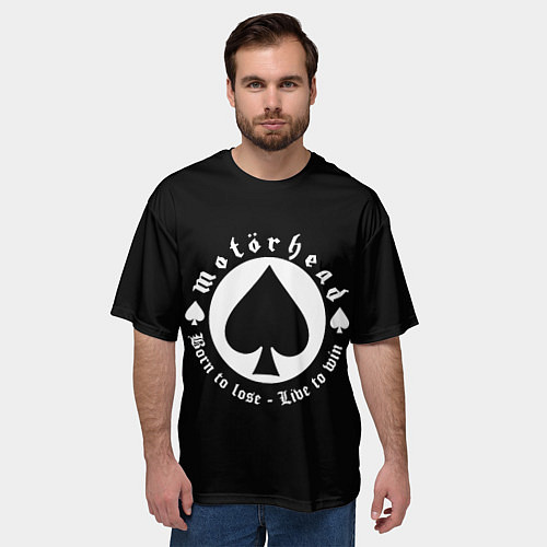 Мужская футболка оверсайз Motorhead Моторхед / 3D-принт – фото 3