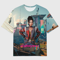 Футболка оверсайз мужская Panam Night City, цвет: 3D-принт