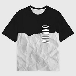 Футболка оверсайз мужская Fashion Texture Milano, цвет: 3D-принт