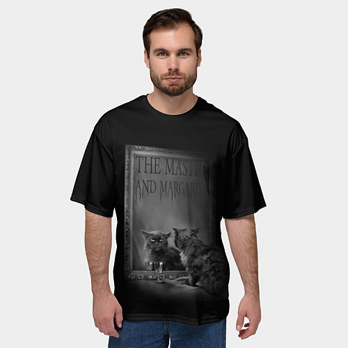 Мужская футболка оверсайз The Master and Margarita / 3D-принт – фото 3