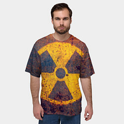 Футболка оверсайз мужская Радиактивно!, цвет: 3D-принт — фото 2
