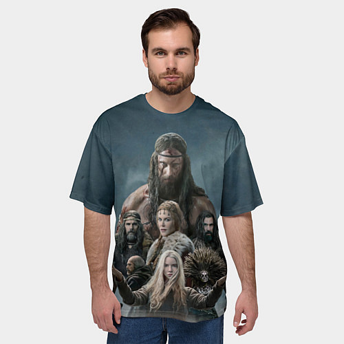 Мужская футболка оверсайз Норманн / 3D-принт – фото 3
