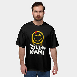 Футболка оверсайз мужская ZillaKami x SosMula City Morgue Smile, цвет: 3D-принт — фото 2