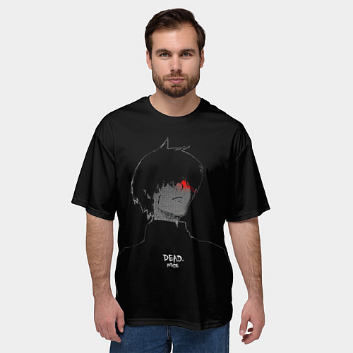 Мужская футболка оверсайз True Dead Inside / 3D-принт – фото 3