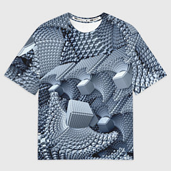 Футболка оверсайз мужская Vanguard pattern 2078 Abstraction, цвет: 3D-принт