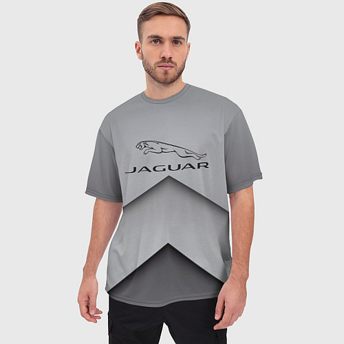 Мужская футболка оверсайз JAGUR ЯГУАР / 3D-принт – фото 3