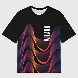 Футболка оверсайз мужская Fashion pattern Neon Milano, цвет: 3D-принт