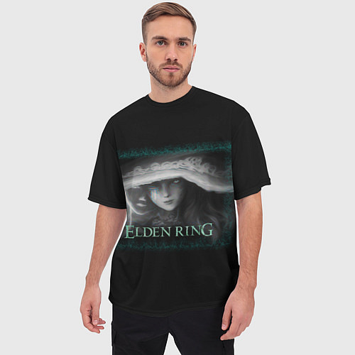 Мужская футболка оверсайз Elden Ring: Ведьма / 3D-принт – фото 3