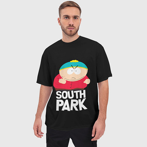 Мужская футболка оверсайз Южный парк - Эрик / 3D-принт – фото 3