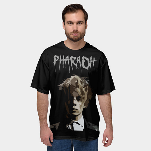 Мужская футболка оверсайз PHARAOhh / 3D-принт – фото 3