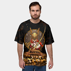 Футболка оверсайз мужская Elden ring Malenia, цвет: 3D-принт — фото 2