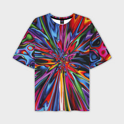 Футболка оверсайз мужская Color pattern Impressionism, цвет: 3D-принт