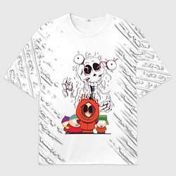 Футболка оверсайз мужская Южный парк - персонажи мультфильма South Park, цвет: 3D-принт