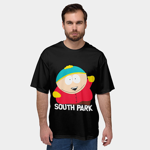 Мужская футболка оверсайз Южный парк - Эрик Eric / 3D-принт – фото 3