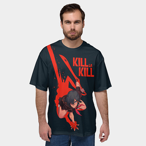 Мужская футболка оверсайз Убей или умри Рюко Матой / 3D-принт – фото 3