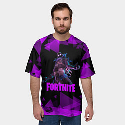 Футболка оверсайз мужская Fortnite - RAVEN, цвет: 3D-принт — фото 2