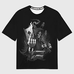 Футболка оверсайз мужская Игра окончена но это не точно, цвет: 3D-принт