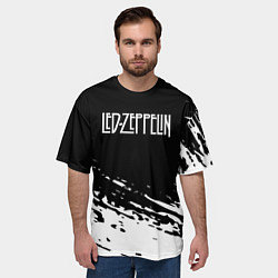 Футболка оверсайз мужская LED ZEPPELIN ЛЕД ЗЕППЕЛИН, цвет: 3D-принт — фото 2