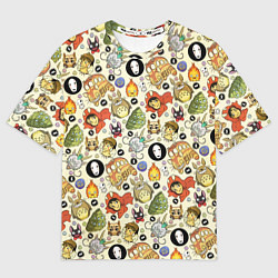 Футболка оверсайз мужская Studio Ghibli Hero, цвет: 3D-принт