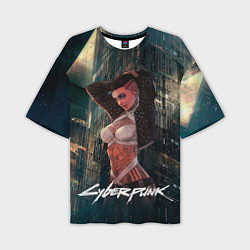 Футболка оверсайз мужская VI ВИ CYBERPUNK2077, цвет: 3D-принт